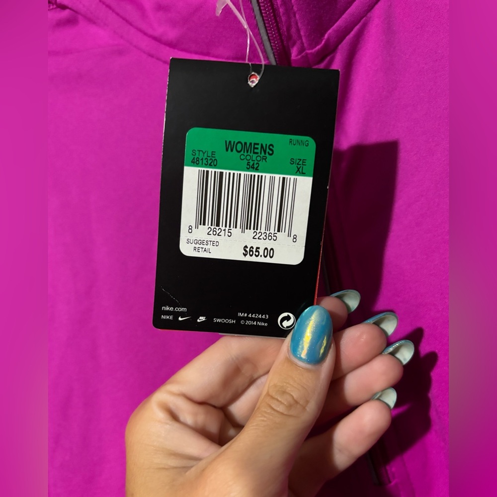 Nike Pink Dri fit pullover NWT✨ - Picture 4 of 4